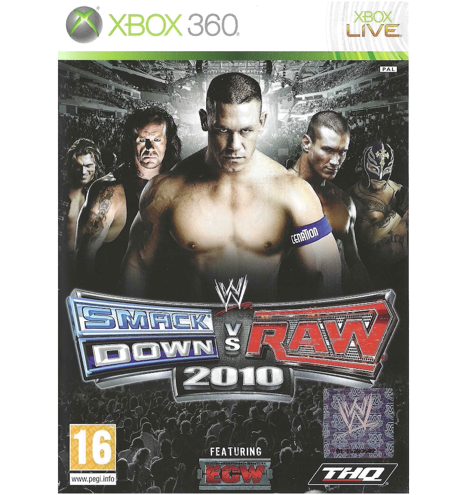 Xbox 360 Smackdown Vs Raw 2010 Cib