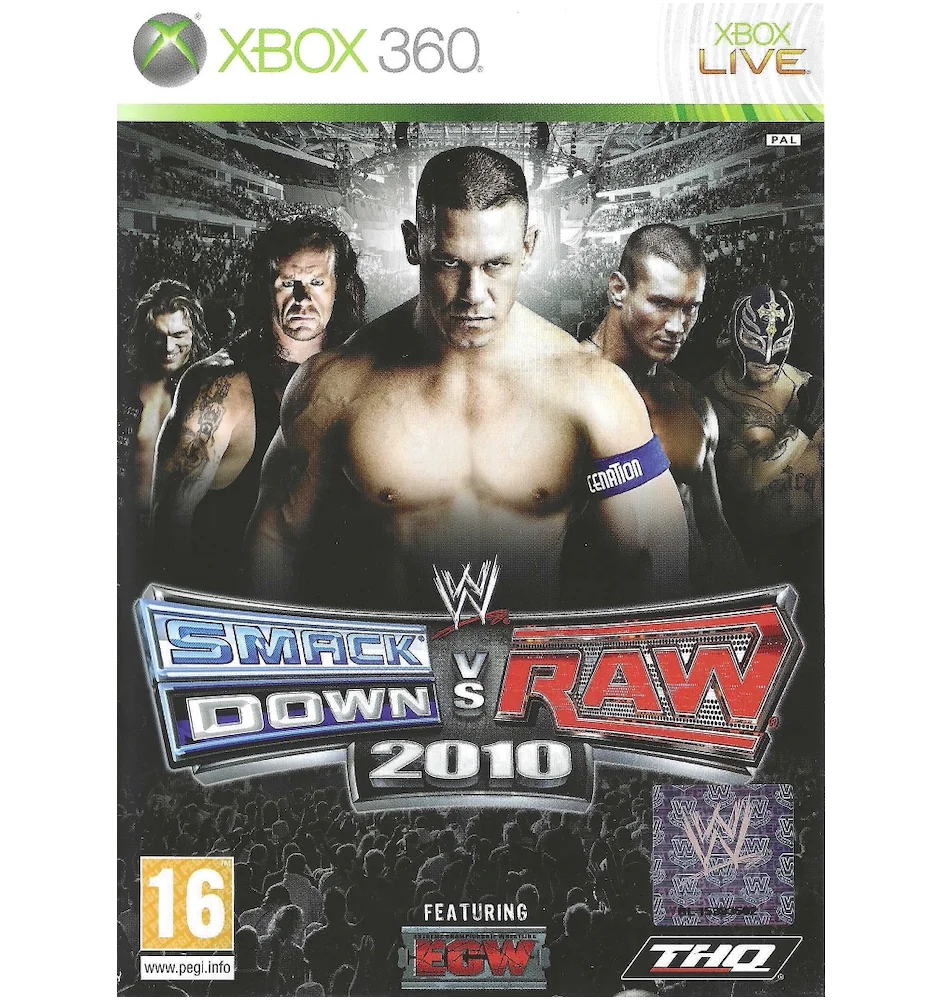 Xbox 360 Smackdown Vs Raw 2010 Cib