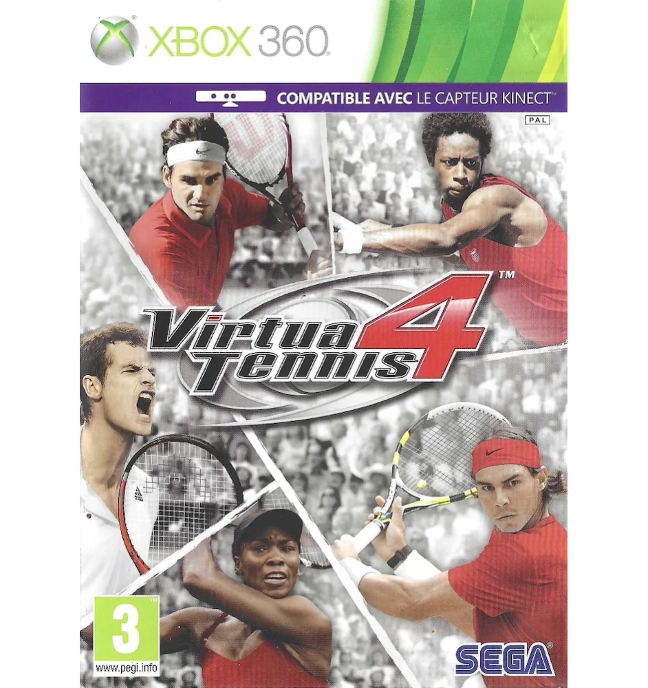 Xbox 360 Virtua Tennis 4 Sn
