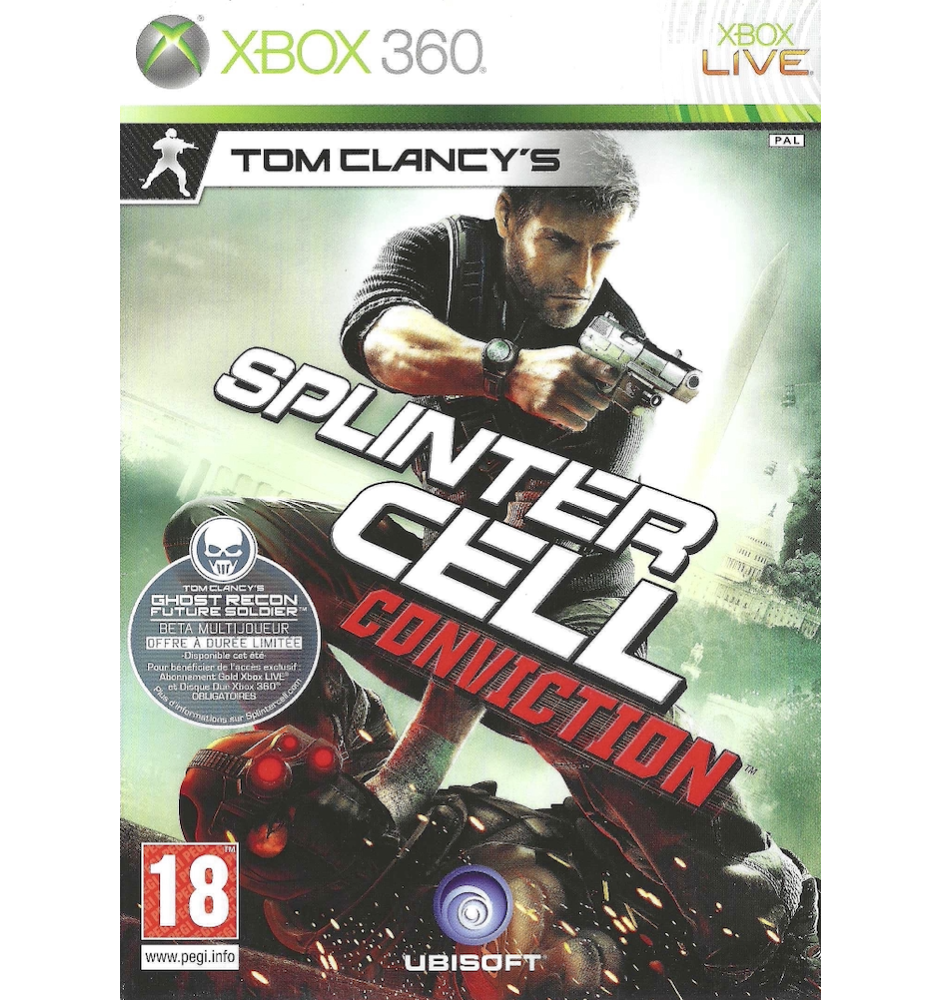 Xbox 360 Splinter Cell Conviction Cib