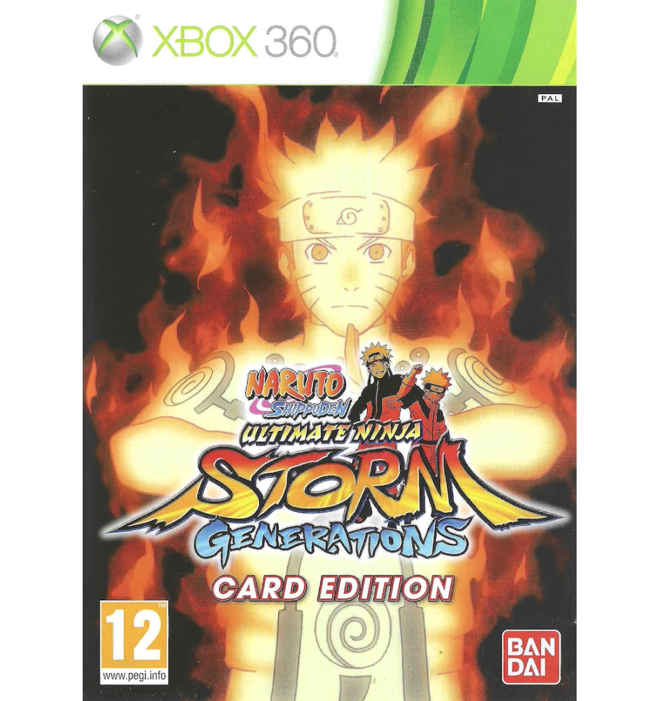 Xbox 360 Naruto Shippuden Ultimate Ninja Storm Generations Card Edition Cib
