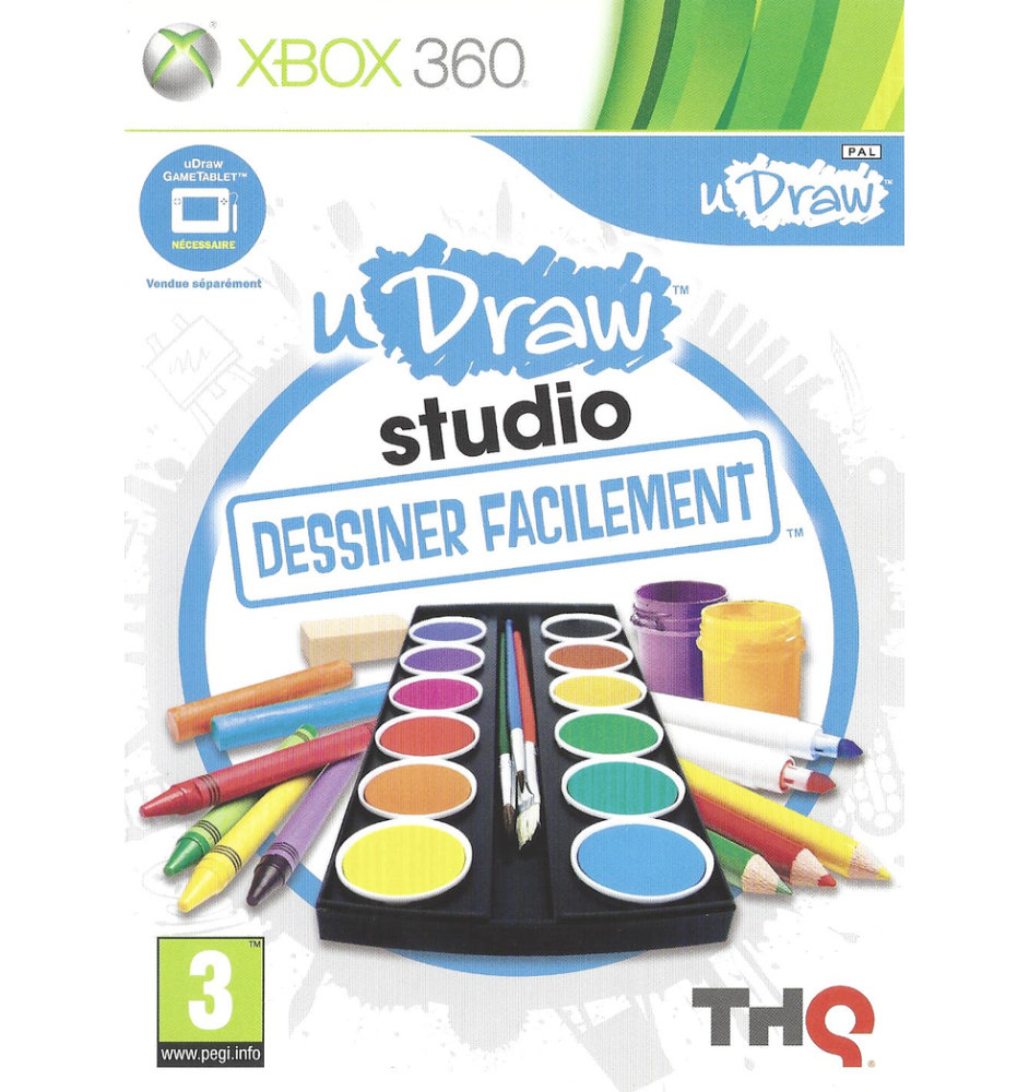 Xbox 360 Udraw Studio Dessiner Facilement Cib