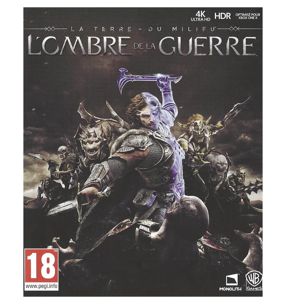 Xbox One l'Ombre De La Guerre