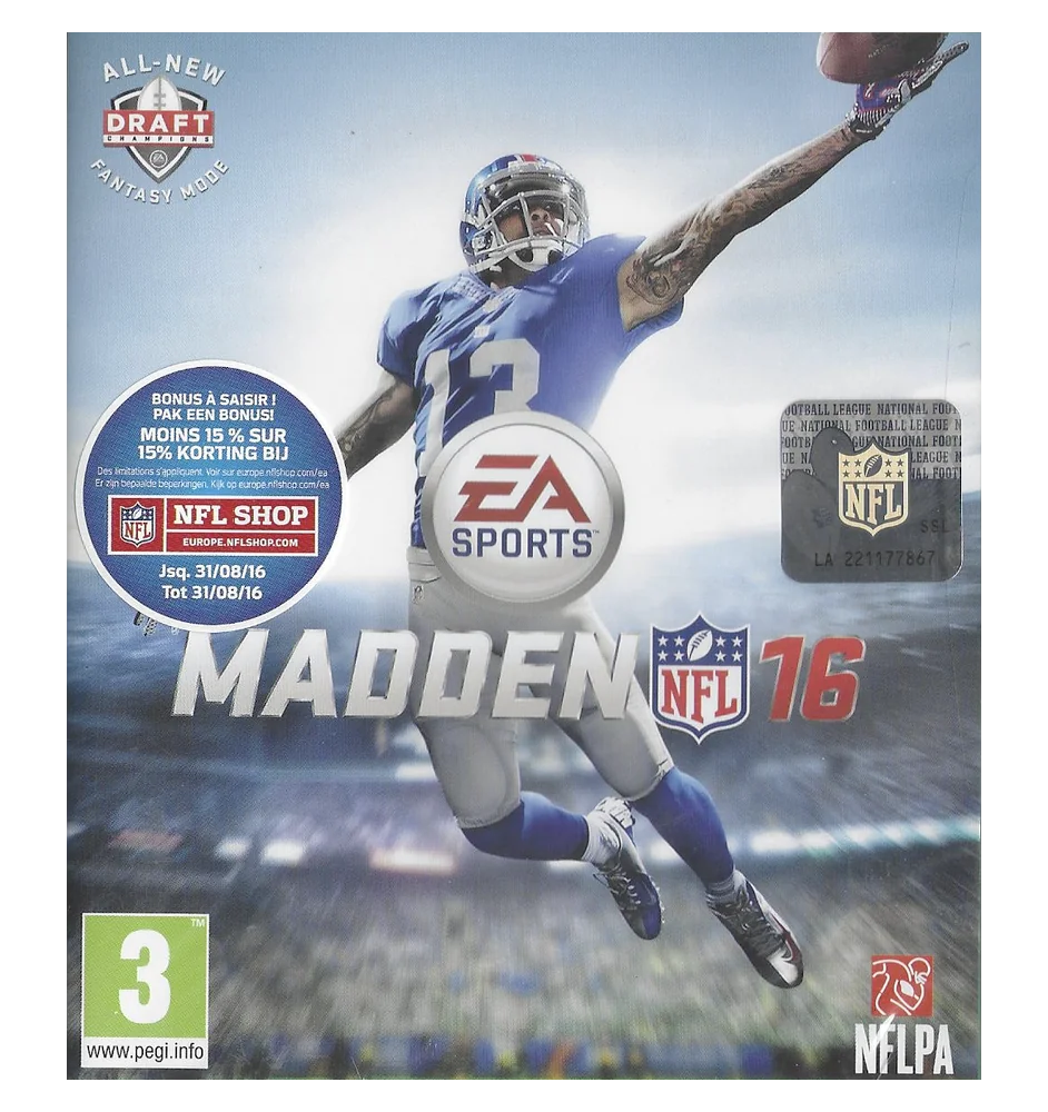 Xbox One NFL Madden 16 Neuf