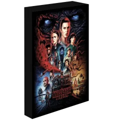 Stranger Things Vecna Cadre Lumineux 40x30cm