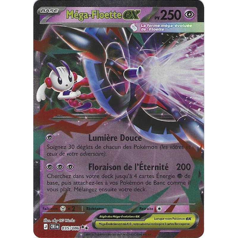 Méga-Floette Ex 035/086 CRI Chaos Ascendant
