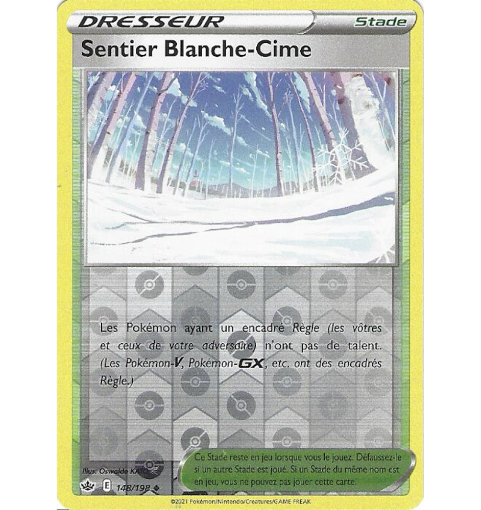 Dresseur Sentier Blanche-Cime 148/198 Reverse CRE Règne De Glace EB06