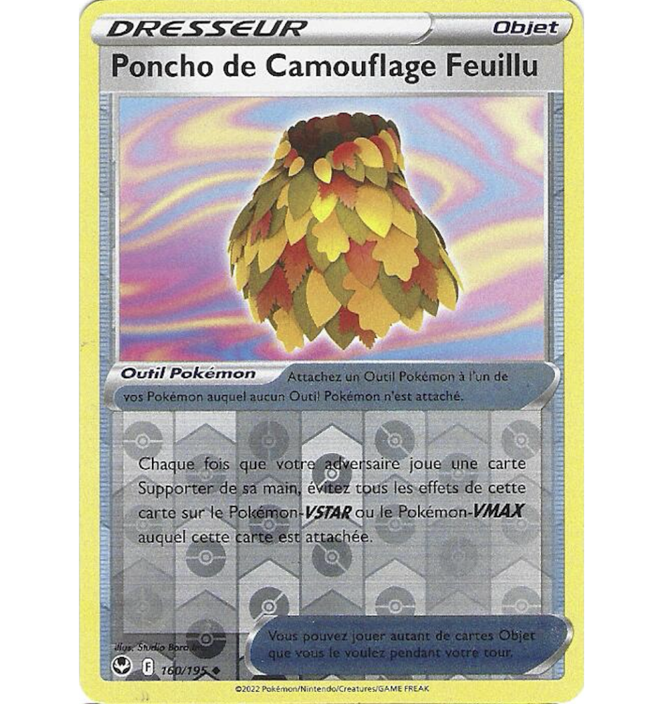 Dresseur Poncho De Camouflage Feuillu 160/195 Reverse SIT Tempete Argentée EB12