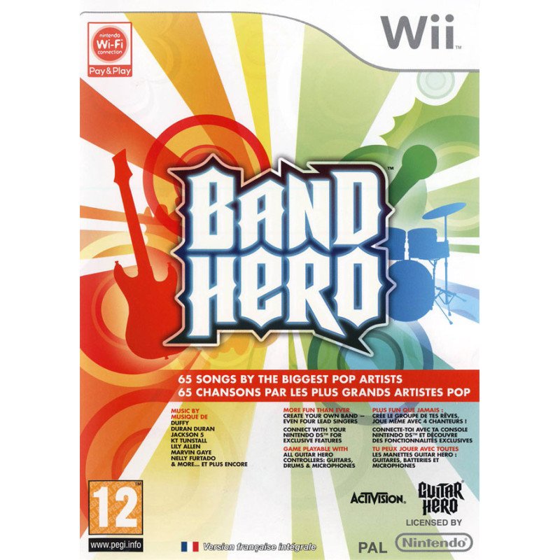 WII Band Hero Cib