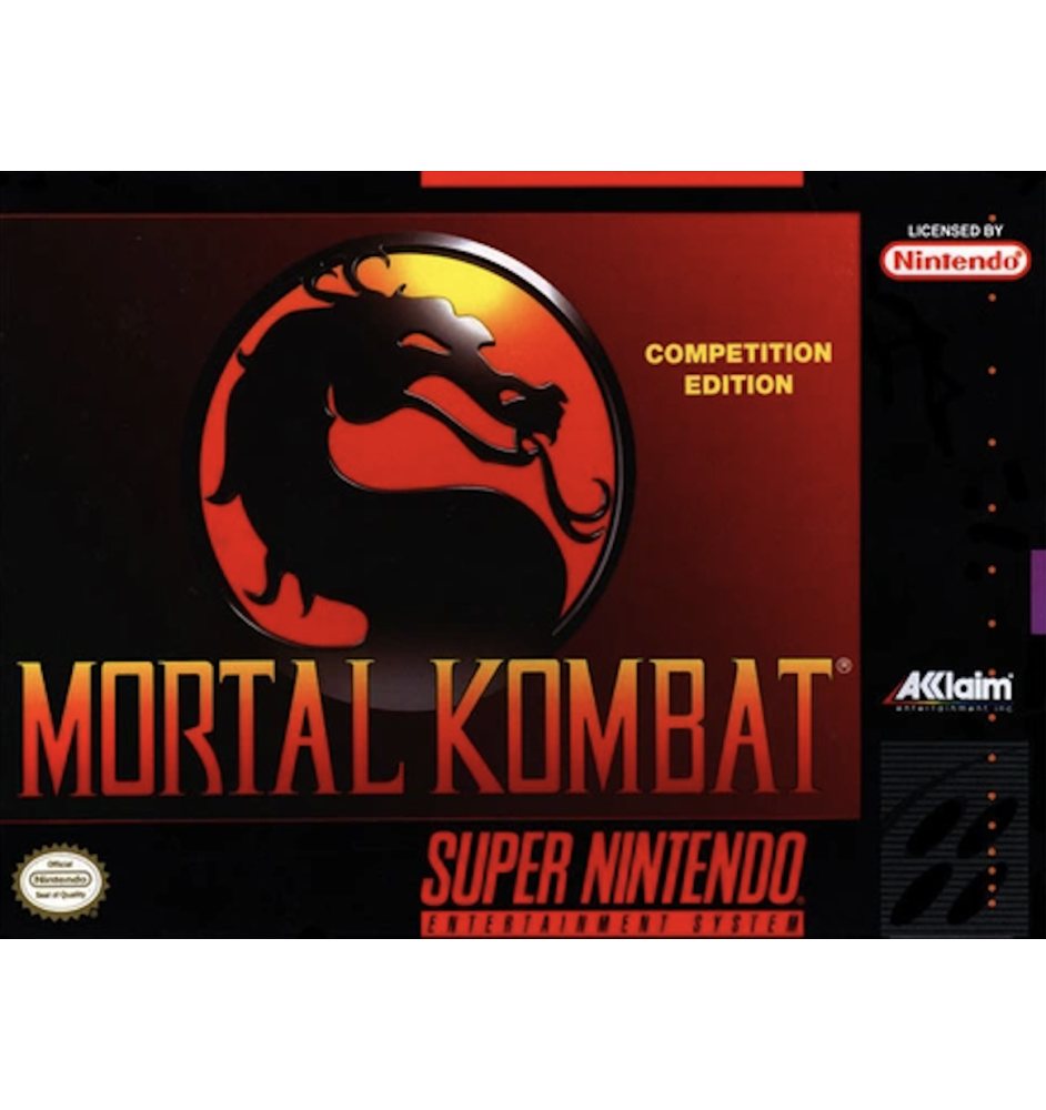 SNES Mortal Kombat Loose Ukv