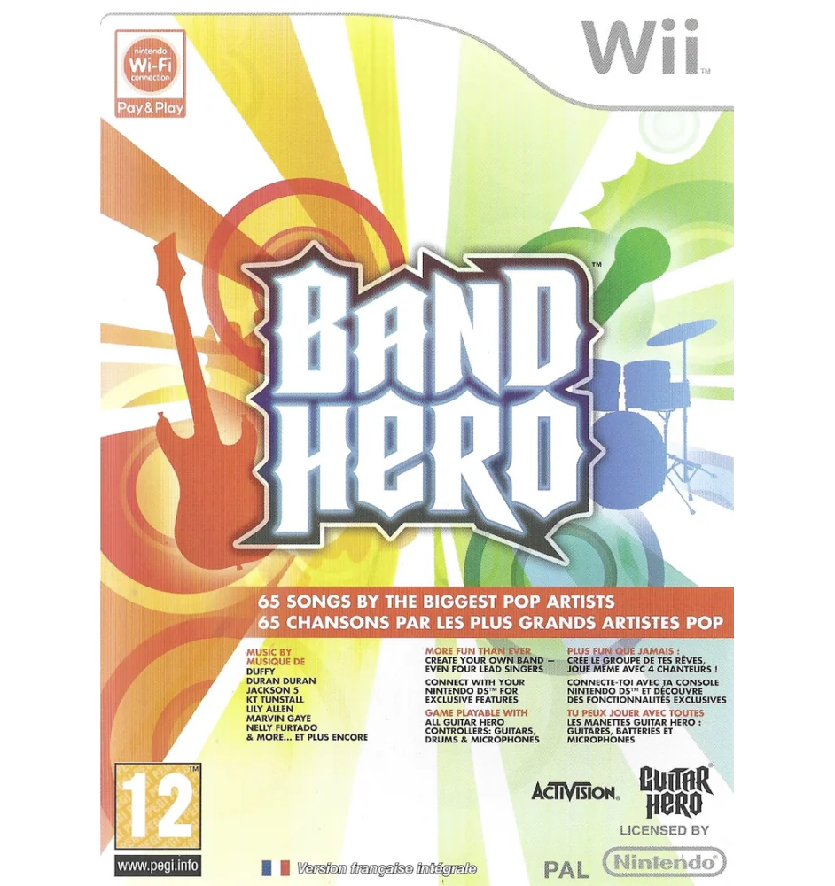 WII Band Hero Cib