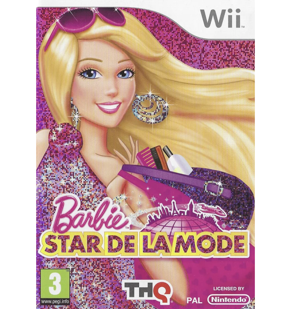 WII Barbie Star De La Mode Cib
