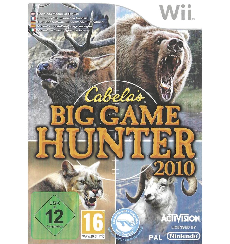 WII Cabela's Big Game Hunter 2010 Cib