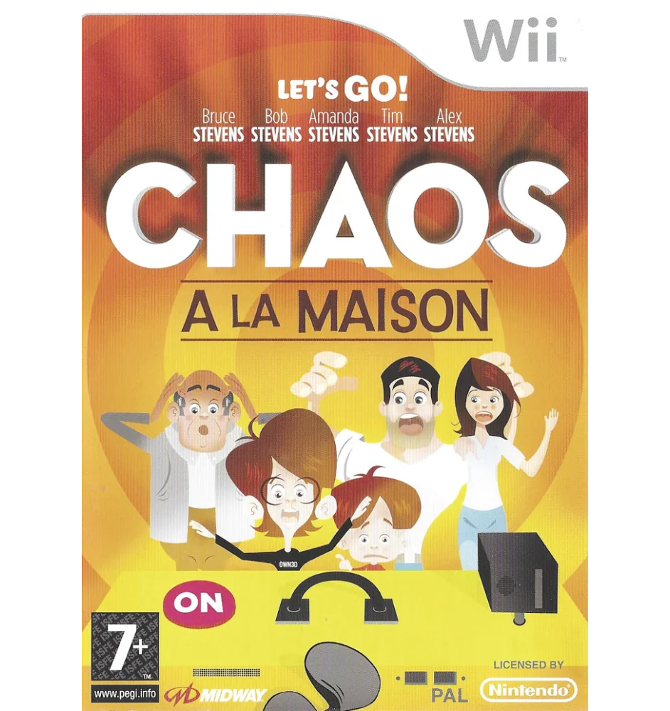 WII Chaos A La Maison Cib