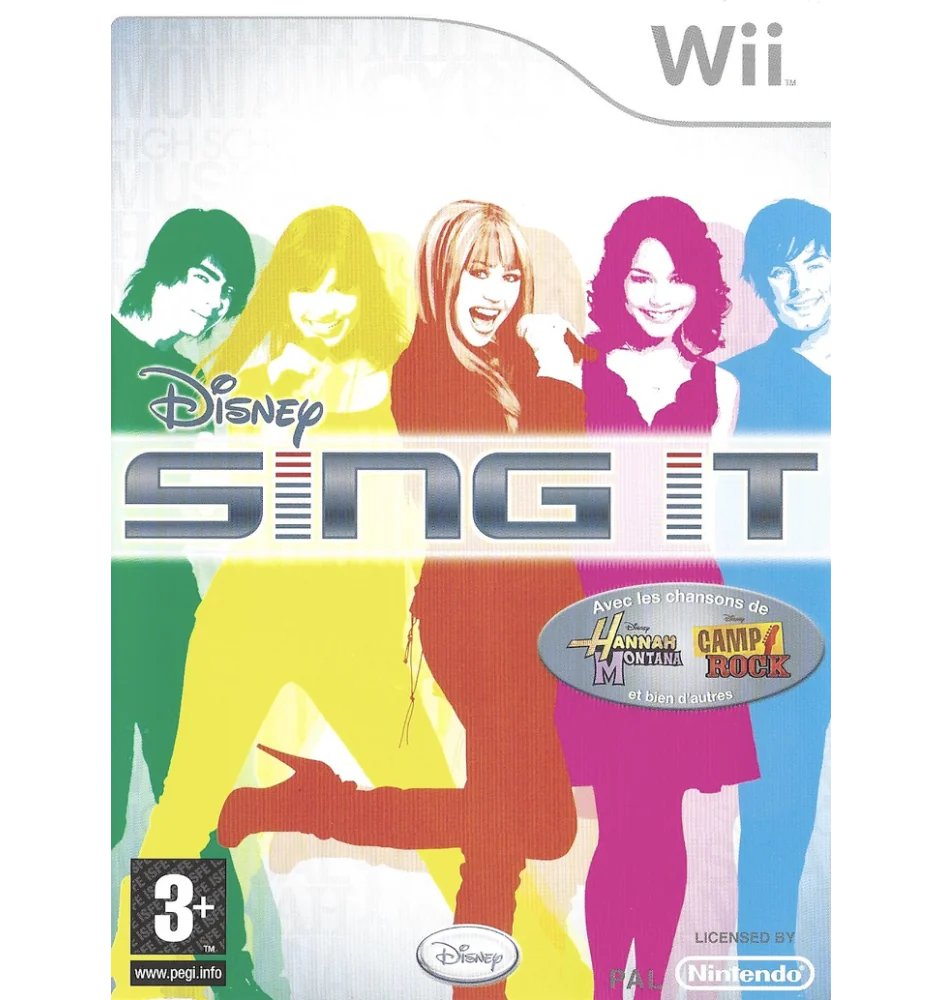 Wii Disney sing it cib