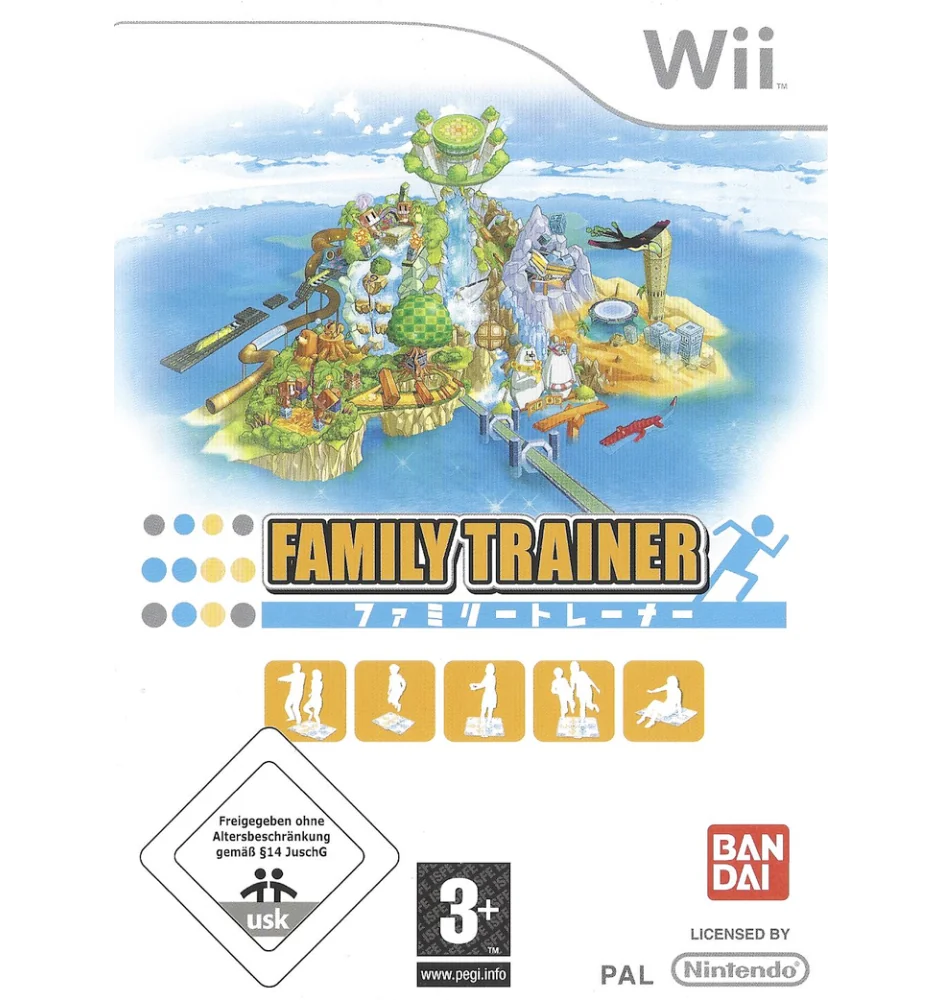 WII Family Trainer Cib + Tapis