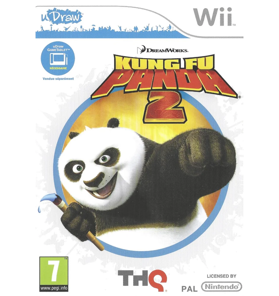 WII Kung Fu Panda 2 U draw Cib