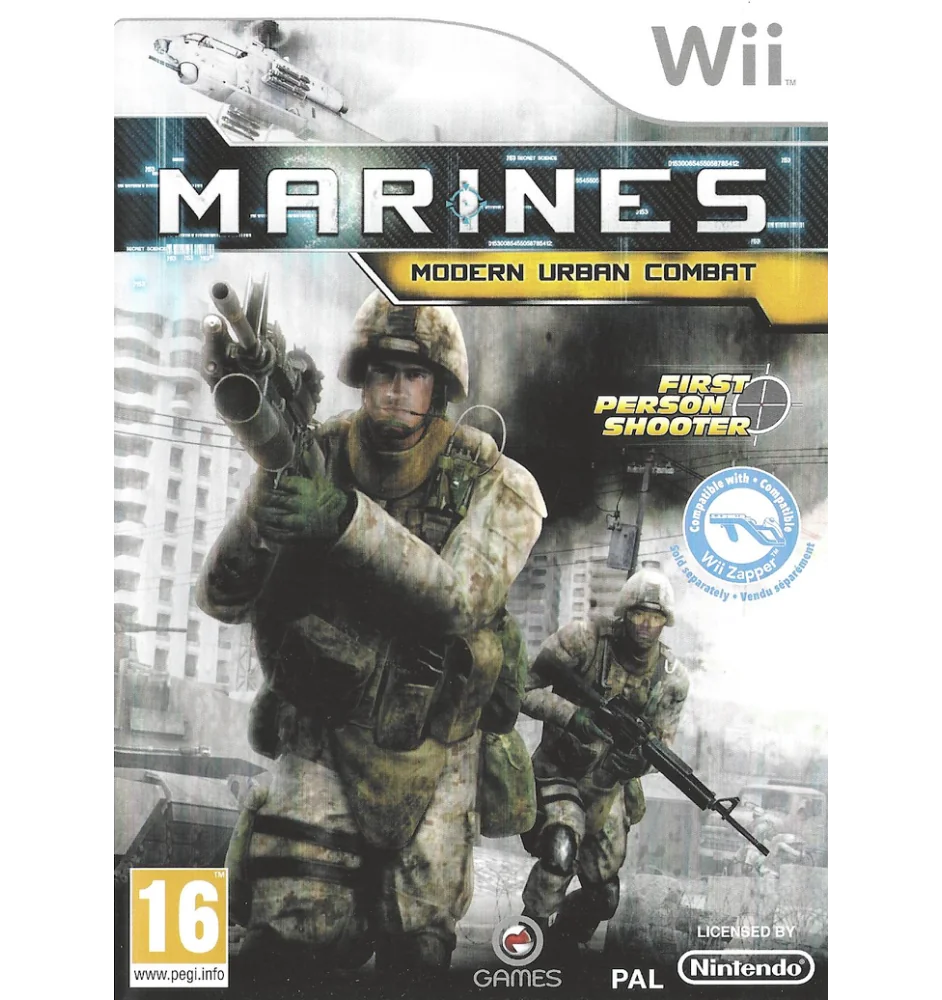WII Marines Modern Urban Combat Cib