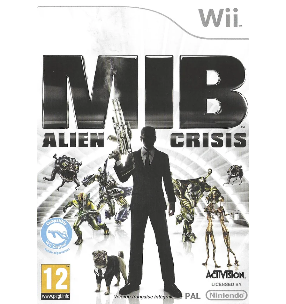 WII Mib Alien Crisis Cib