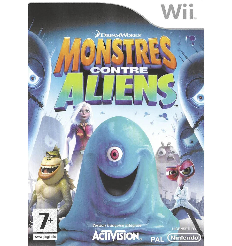 WII Monstres Contre Aliens Cib