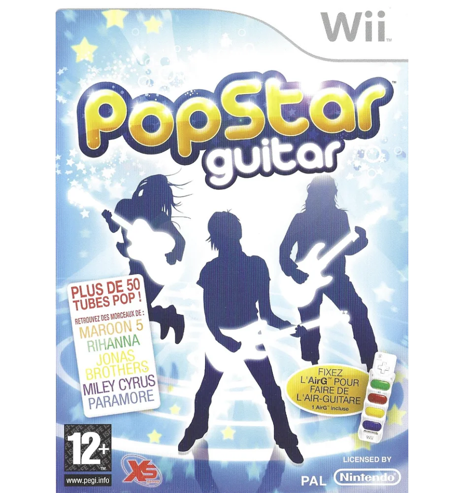 WII Popstar Guitar Cib