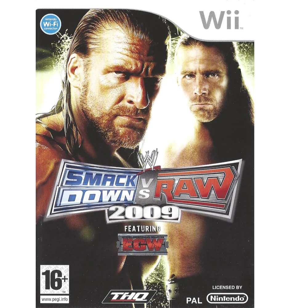 WII Smackdown Vs Raw 2009 Sn