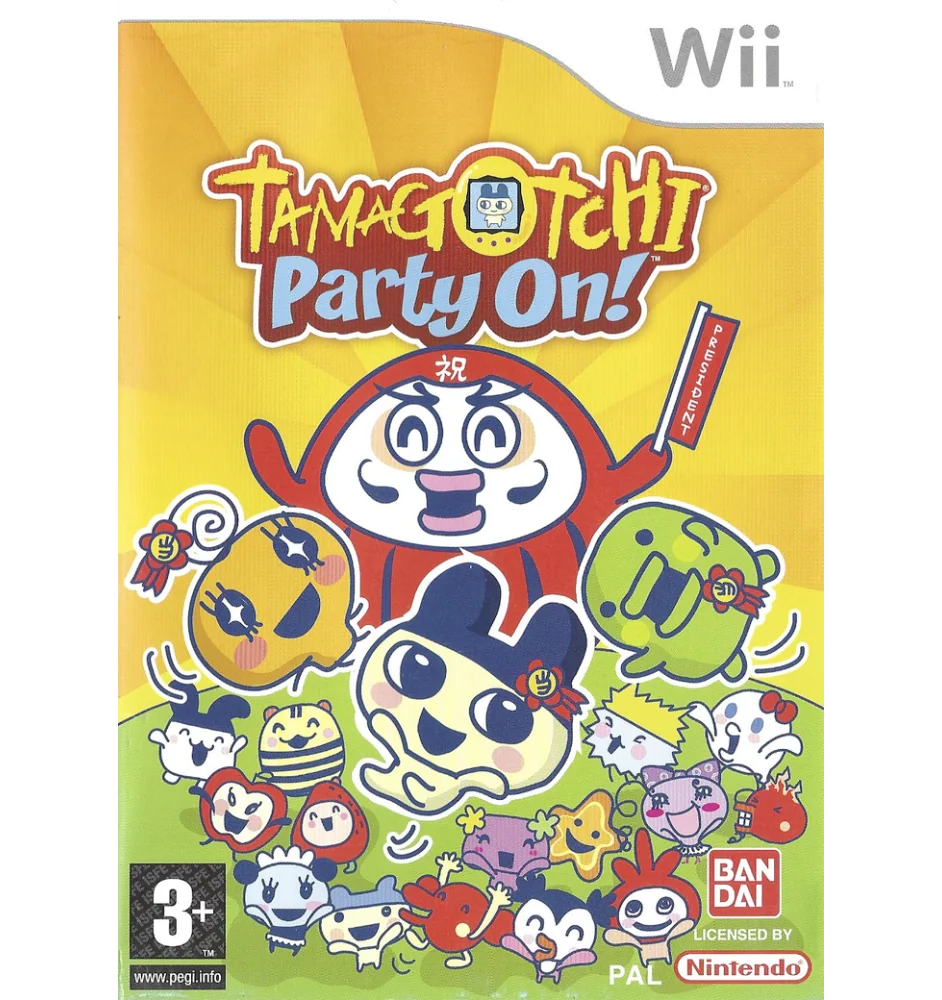 WII Tamagotchi Party On Cib