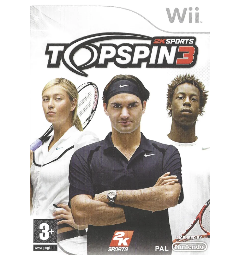 WII Top Spin 3 Cib