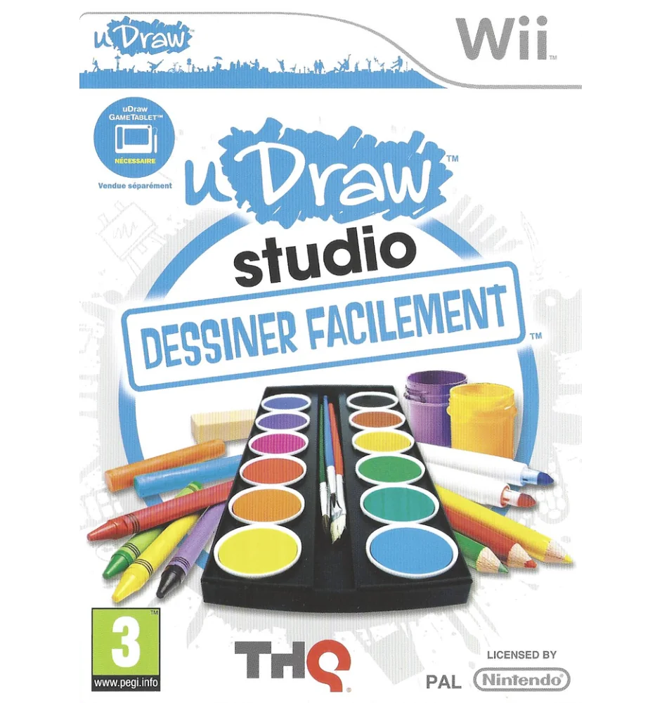 WII Udraw Studio cib