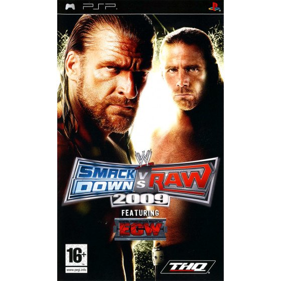 PSP SMACKDOWN VS RAW 2009 SN