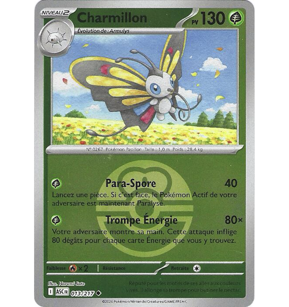 Charmillon 013/217 Reverse Pokeball ASC Héros Transcendants