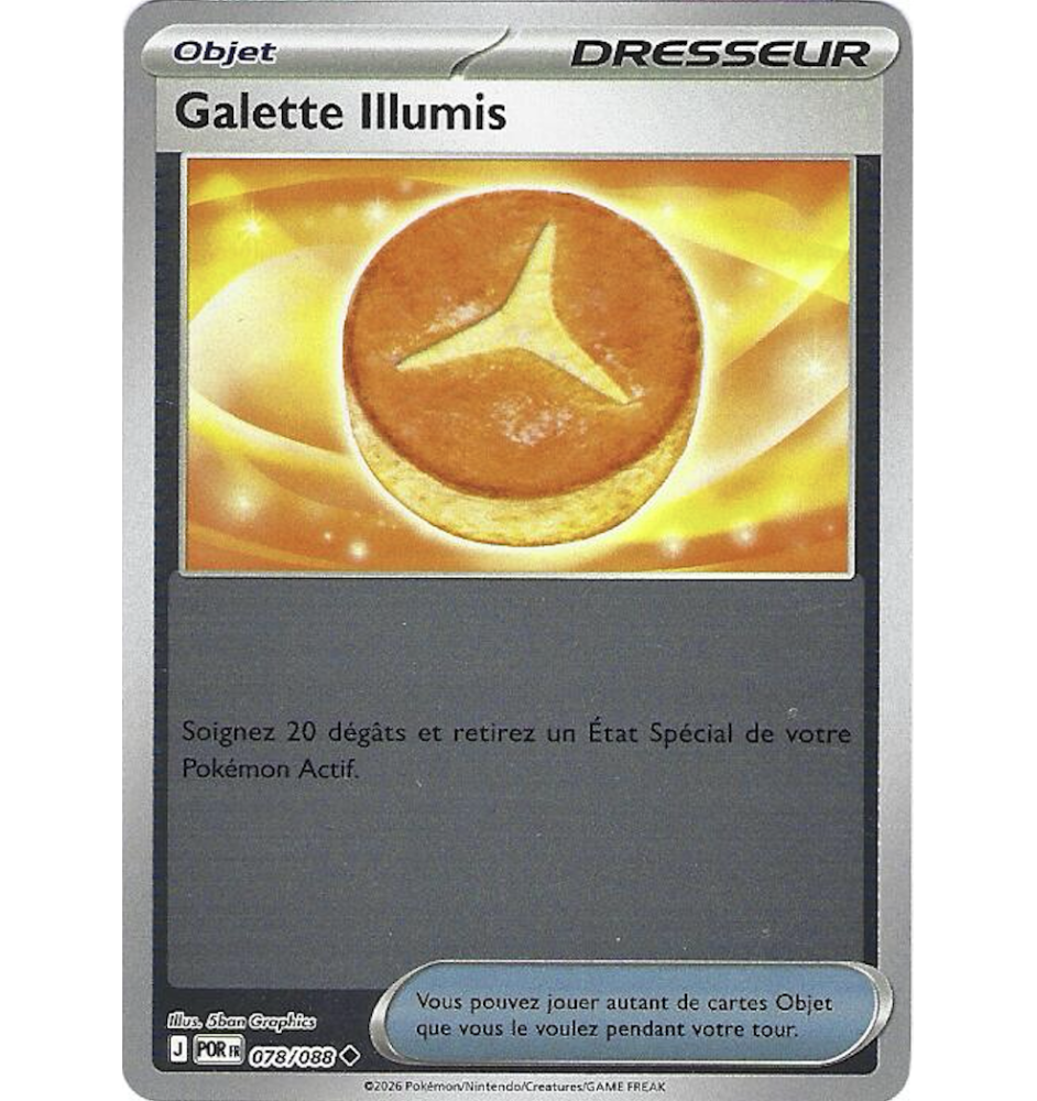 Dresseur Galette Illumis 078/088 Reverse POR Equilibre Parfait