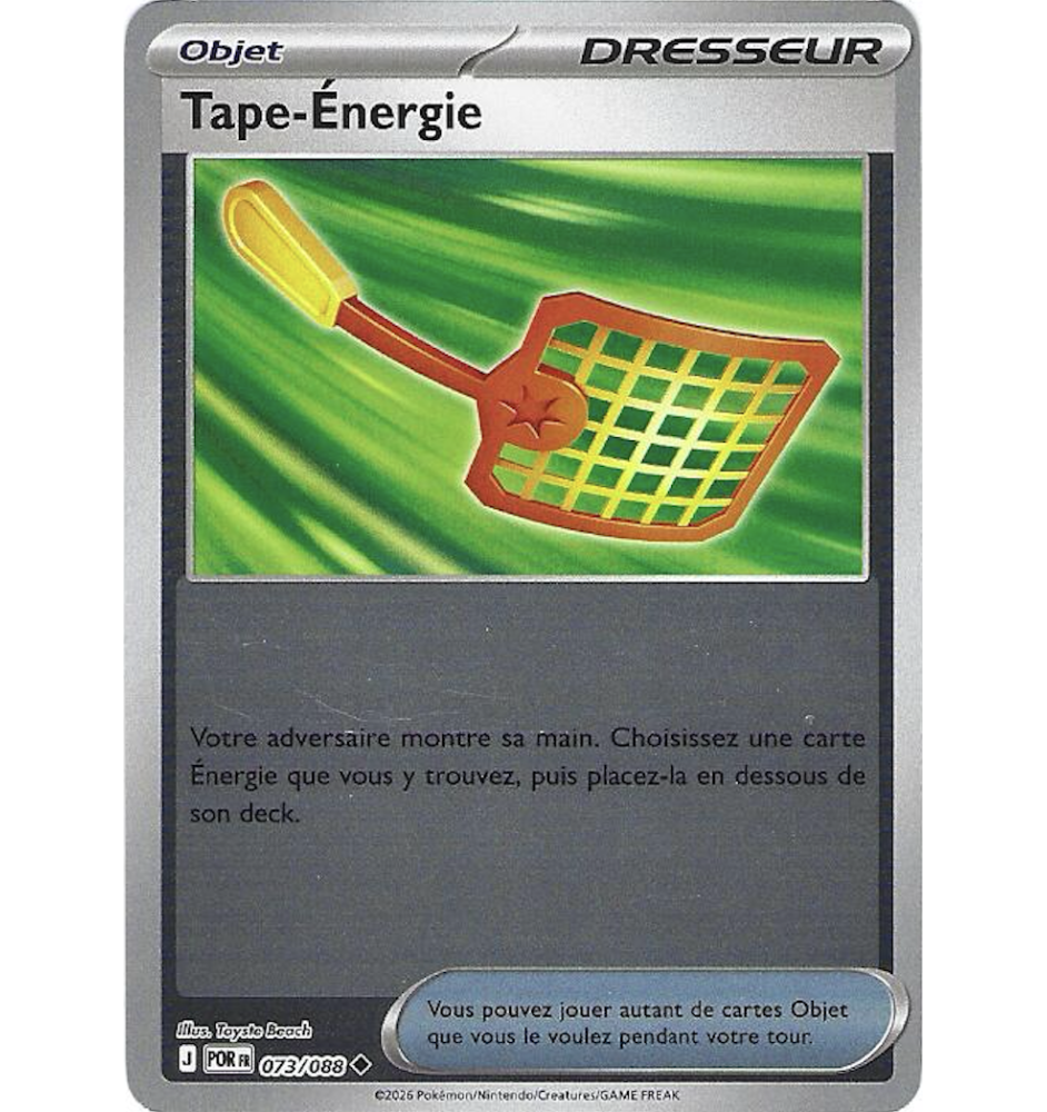 Dresseur Tape-Energie 073/088 Reverse POR Equilibre Parfait