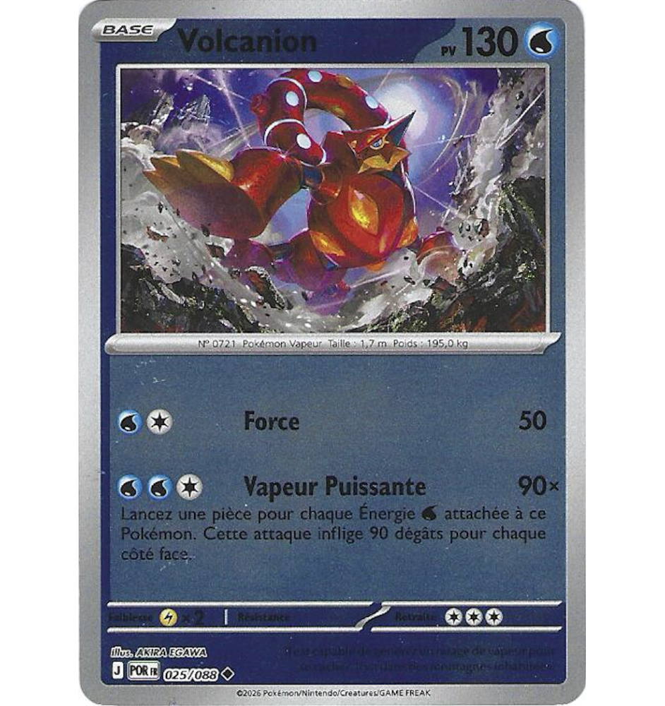 Volcanion 025/088 Reverse POR Equilibre Parfait