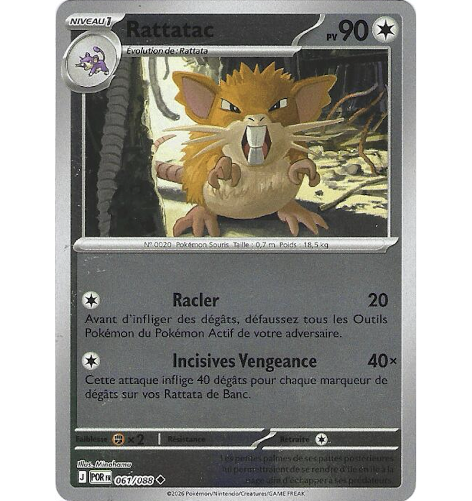 Rattatac 061/088 Reverse POR Equilibre Parfait