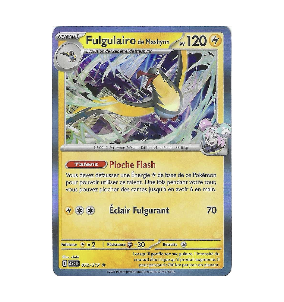 Fulgulairo De Mashynn 072/217 Holo ASC Héros Transcendants