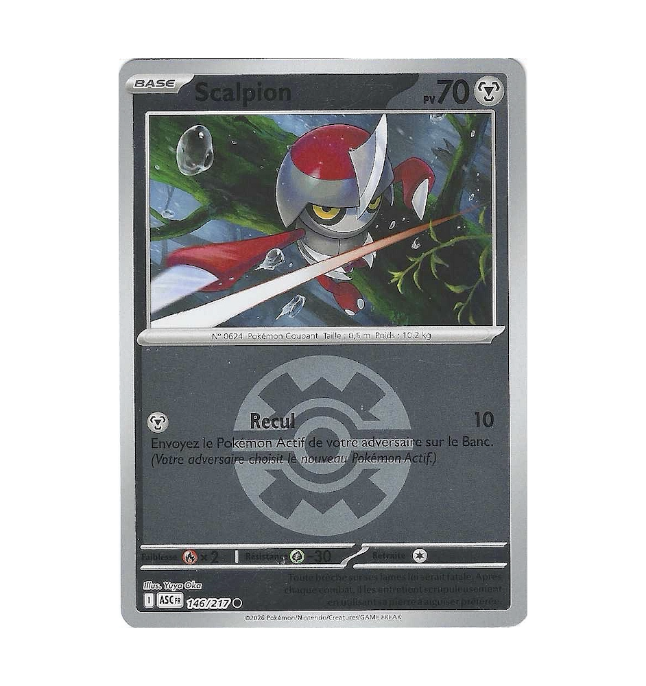 Scalpion 146/217 Reverse Pokéball ASC Héros Transcendants