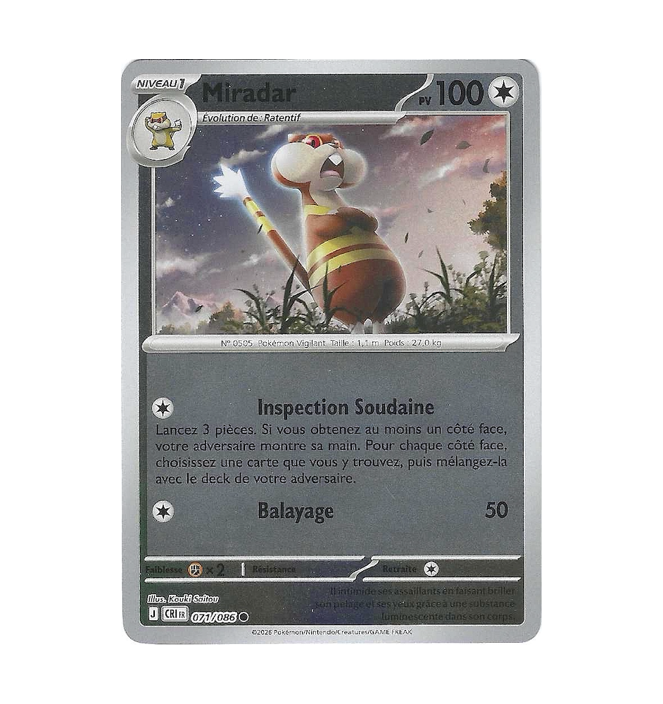 Miradar 071/086 Reverse CRI Chaos Ascendant