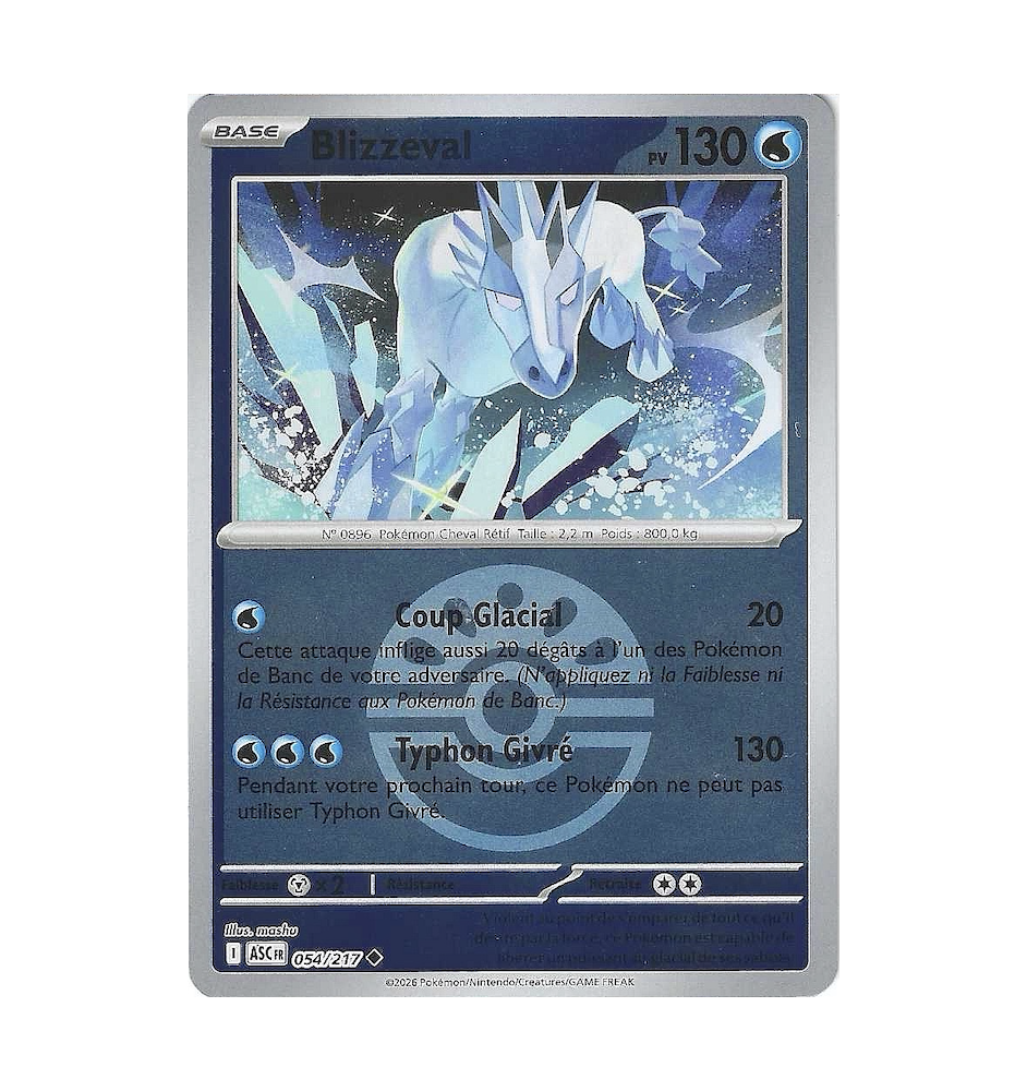 Blizzeval 054/217 Reverse Pokéball ASC Héros Transcendants