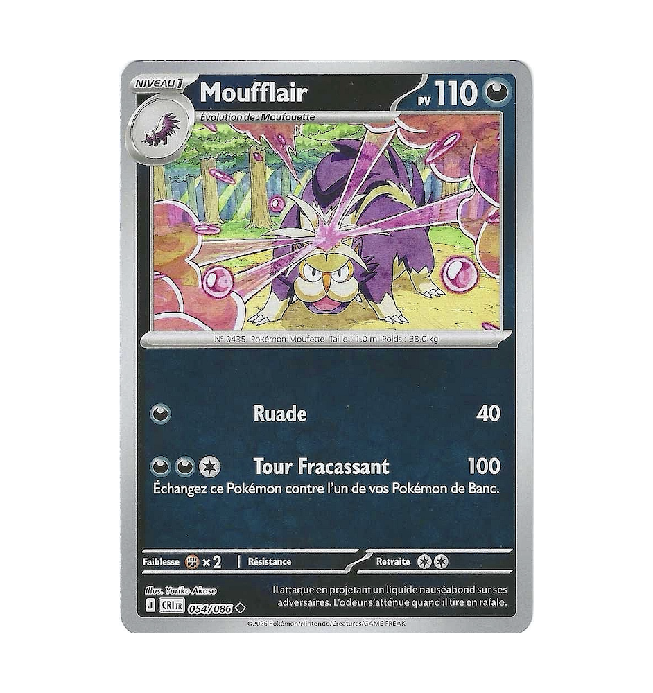 Moufflair 054/086 Reverse CRI Chaos Ascendant