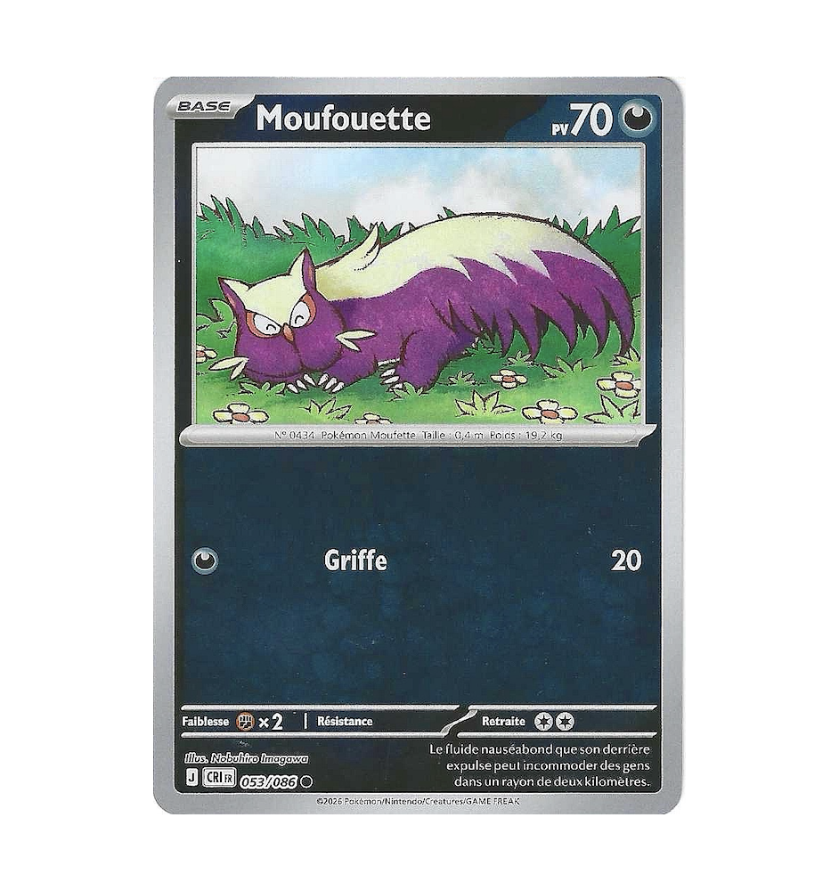 Moufouette 053/086 Reverse CRI Chaos Ascendant