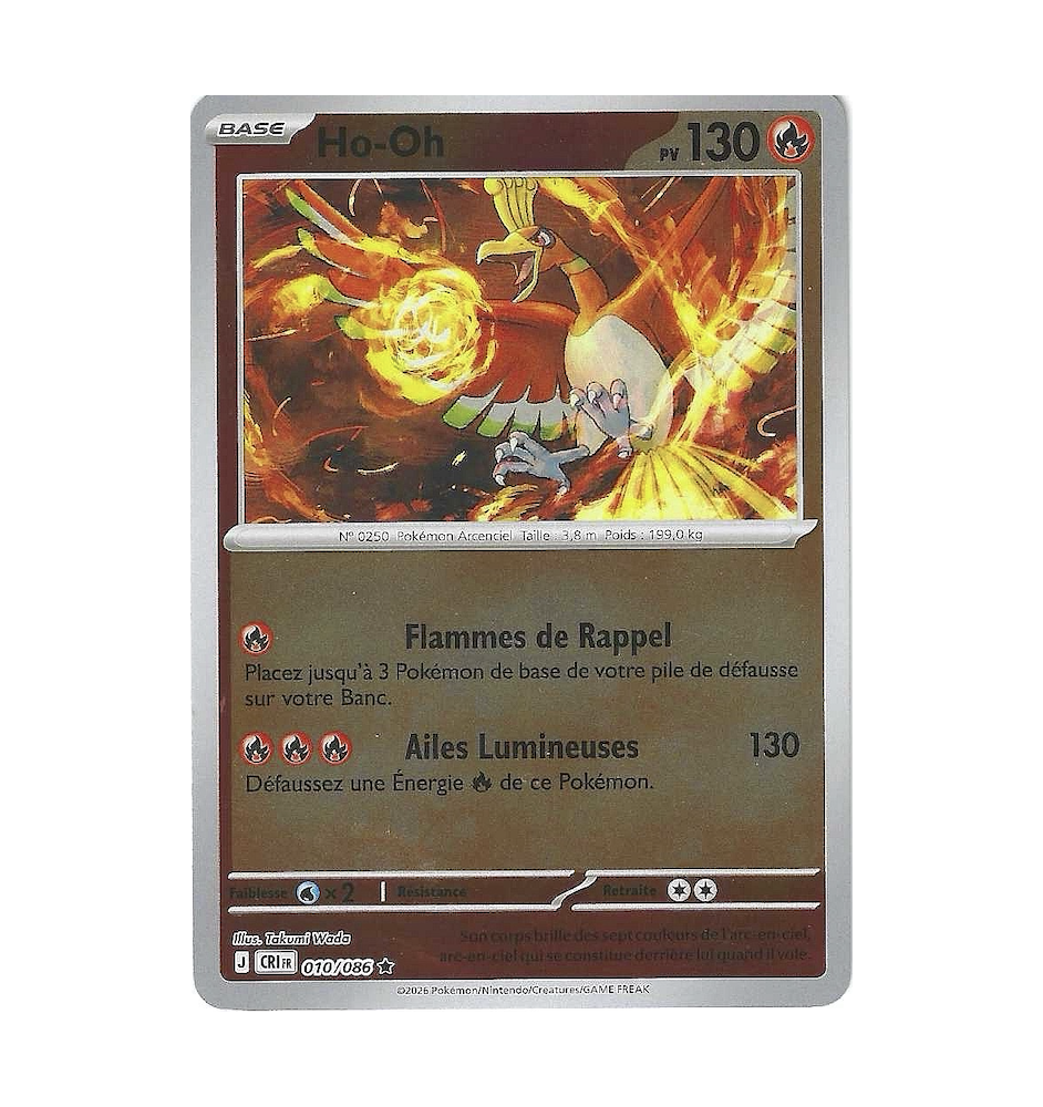 Ho-Oh 010/086 Reverse CRI Chaos Ascendant