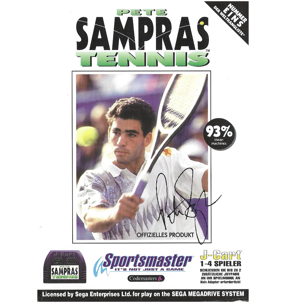 MegaDrive Pete Sampras Tennis Cib