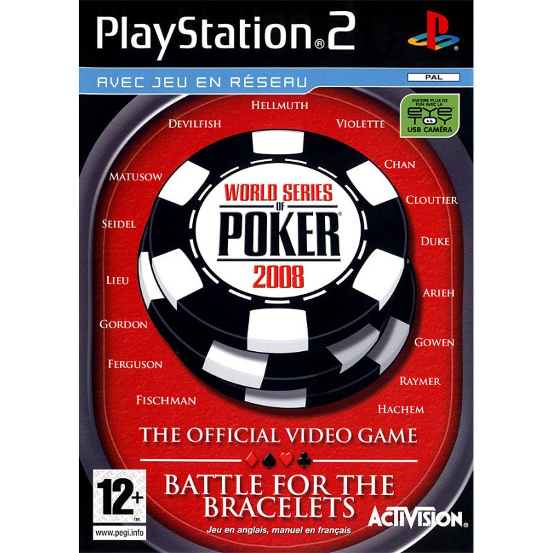 PS2 World Series Of Poker 2008 Cib