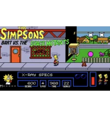 MegaDrive The Simpsons Bart Vs Space Mutants Cib