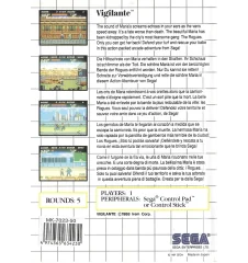 Master System Vigilante Sn
