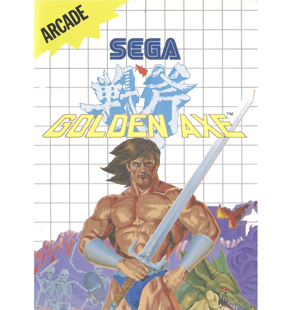Master System Golden Axe Cib