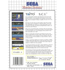 Master System Spécial Criminal Investigation Sn