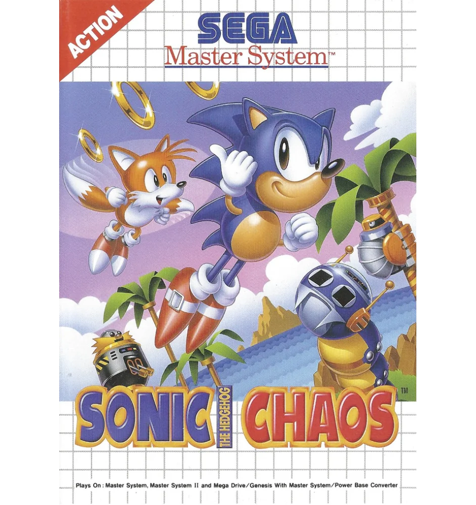 Master System Sonic Chaos Cib