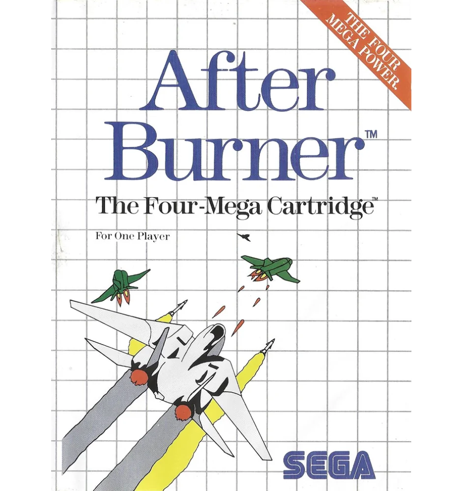 Master System After Burner Cib